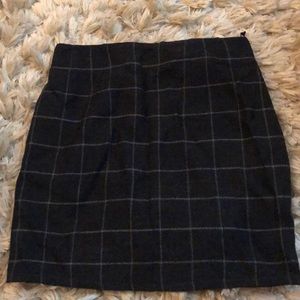 Cute plaid mini skirt